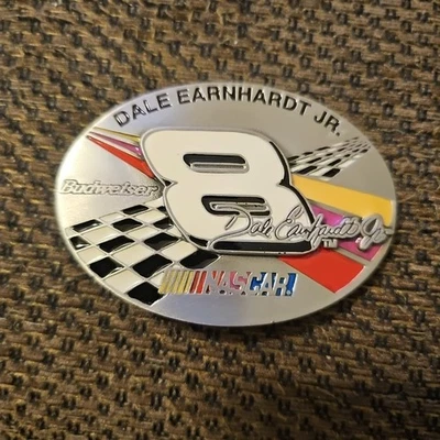 Hebilla de cinturón de colección Dale Earnhardt Jr NASCAR Racing peltre puro edición limitada #5153 Foto 1 de 4