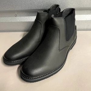 Nunn Bush Men's Chelsea Ankle Boots Black Lightweight Dakota Plain Toe US 9.5 - Picture 1 of 9