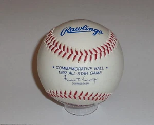 1992 All Star Game MLB Rawlings Béisbol Conmemorativo Padres de San Diego con Automático - Imagen 1 de 9