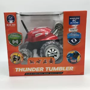 Thunder Tumbler Rosso Radiocomando 360 Auto Rally Cappello Blu Toy Company NUOVO Età 6+ - Foto 1 di 9
