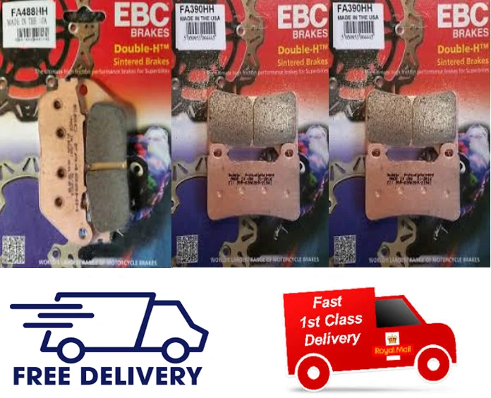 Se adapta a las pastillas de freno de disco delanteras y traseras para Honda CB 1000 R sin ABS 2009 - 2015 EBC  Foto 1 de 1