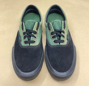 US Mens Size 10 Vans Authentic Pro Black Green Skate Skateboard Shoes Shoe - Picture 1 of 23