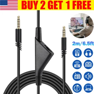Replacement Audio Cable Cord Volume Control for Astro A10 A40 Gaming Headset 2M - Picture 1 of 12