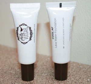 2x PRETTY VULGAR Cool AF Lava Water Foundation Unveiled Queen 0.23oz Travel Size - Picture 1 of 2
