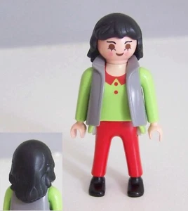PLAYMOBIL (3311) MODERNE - Femme Cheveux Noir, Pull, Gilet & Pantalon - Imagen 1 de 1