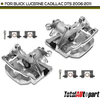 2x Rear Disc Brake Calipers w/ Bracket for Buick Lucerne Cadillac DTS 2006-2011 - Image 1 of 4