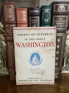 Vtg. 1938 Amoco / American Oil 'Points of Interest In Washington D.C.' Guidebook - Picture 1 of 10