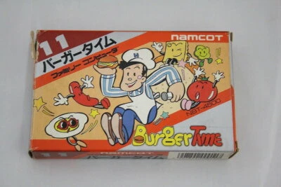 BURGER TIME 11 First Version Nintendo Famicom FC Japan Import F/S Tested - Image 1 of 4