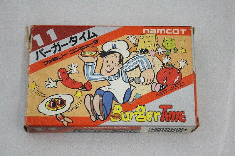 BURGER TIME 11 First Version Nintendo Famicom FC Japan Import F/S Tested - Image 1 of 4