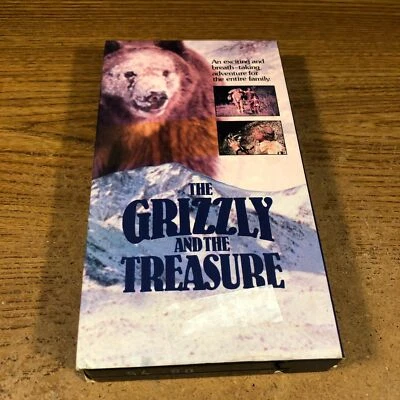 The Grizzly And The Treasure  VHS VCR Video Tape Used  - Image 1 of 4