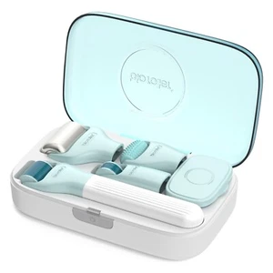 Derma Bio Roller Dermaroller Microneedling Gesichtspflege Hautpflege 10 in 1 Set - Bild 1 von 10