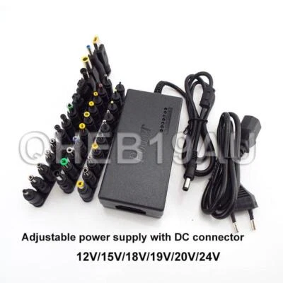 Adjustable AC TO DC 12V 15v 16v 18v 19v 24V 20V  Power supply Adapter For pc 26H - Image 1 of 4