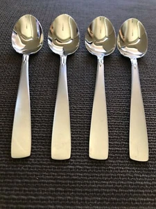 Cubiertos de acero inoxidable Oneida SATIN ACCENT 4 cucharaditas 6" EE. UU. casi excelentes - Imagen 1 de 10