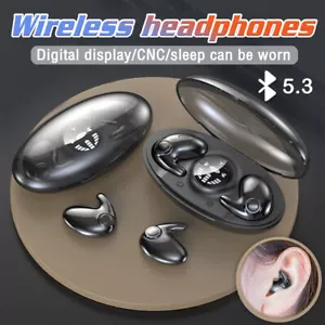Invisible Sleep Wireless Earbuds Bluetooth 5.3 Headset TWS Waterproof Earphone - Picture 1 of 12
