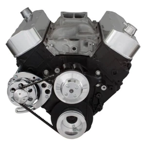 Chevy Big Block V-Belt System - Alternator Only Long Water Pump BBC 396 427 454 - Picture 1 of 6