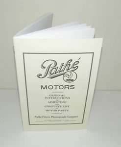 Pathe Phonograph Gramophone Motors Parts & Adjusting Instruction Manual - Picture 1 of 12