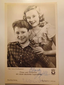 Claus und Florentine original handsignierte Autogrammkarte / Kino T1 - Picture 1 of 2