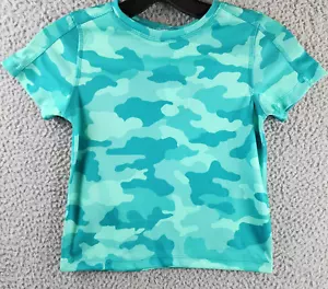 ID Ideology Camo-Print Short Sleeve T-Shirt Boys' 5 Tropical Surf Crew Neck - Picture 1 of 10