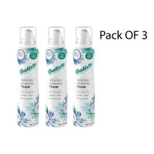 Batiste Waterless Cleansing Foam + Shine with Coconut Milk, 3.6 OZ (Pack Of 3) - Picture 1 of 6