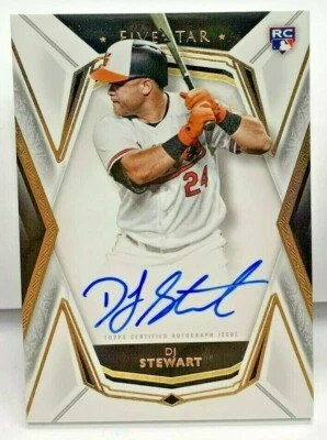 DJ Stewart 2019 Topps Five Star RC on-card Autograph Auto SP #FSA-DST - ORIOLES - Image 1 of 2