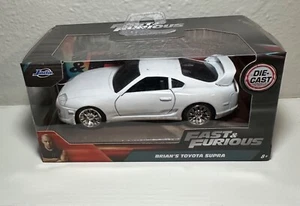 Jada Brian's Toyota Supra Diecast Maßstab 1:32 Fast & Furious White - Bild 1 von 2