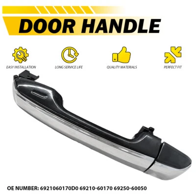 Fit For 2010-2021 Lexus GX460 Outer Rear Door Handle Driver or Passenger Side - Image 1 of 4