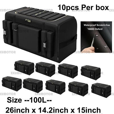 10X100L Plegable 1680D Oxford Herramienta Coche Organizador Caja Auto Camión Almacenamiento Bolsa Estuche Foto 1 de 4