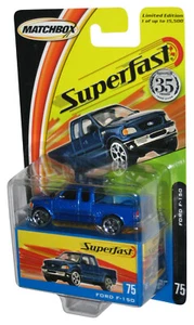 Matchbox Superfast (2004) Blue Ford F-150 Toy Truck #75 - Picture 1 of 1