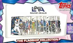 2024 Topps Flagship Collection Costco Exklusiv Komplett Silber Pack Set #1-100 - Bild 1 von 1
