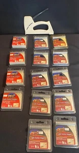 Christmas Light Tacker Stapler & Lot Of 14 Refill Packs Of Staples Insulators - Bild 1 von 7