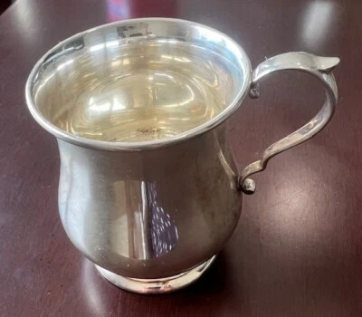 CREMA DE PLATA ESTERLINA TIFFANY & CO. - 3 3/8" de alto x 2,5" de ancho - ¡sin monograma! Foto 1 de 4