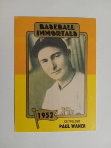 1980 TOPPS BASEBALL IMMORTALS PAUL WANER #62 1St PRINTING NEW MINT - Picture 1 of 2