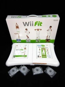 NEW IN BOX Wii FIT GAME AND BALANCE BOARD BUNDLE BY NINTENDO - Picture 1 of 2