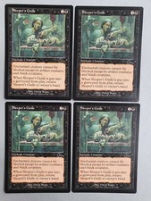 Sleeper's Guile x4 Playset, MTG Urza's Legacy (1999) Common Black Enchantment