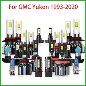 Faros antiniebla de haz alto/bajo LED blancos 6000K para GMC Yukon 2007-2014 - Imagen 1 de 6