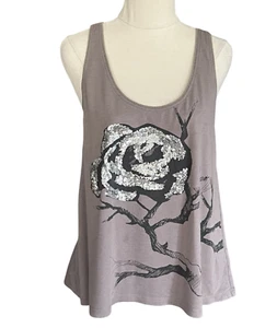 Sass & Bide Vintage The New Grace Top Cami Size S Taupe Sleeveless Sequin Accent - Picture 1 of 4