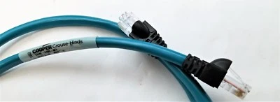 Ethernet Cord Set 1 Meter CAT 5E Copper Crouse-Hinds CH4E-ERR-W1 CH4E-ERR [C2S2] - Image 1 of 4