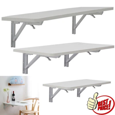 LIFELOOK 60/80/100cm Folding Wall Mounted Shelf Dining Table Drop Leaf Computer Plate s