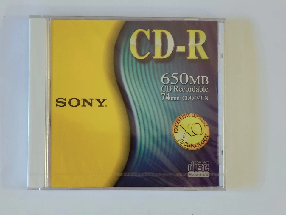 Sony CD-R 650MB (74min) 12x CDQ-74CN - Image 1 of 1