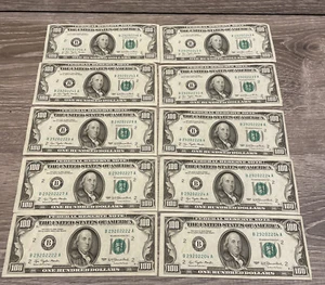 $100 Bills Series 1977 - 10 Individual Bills Available - Picture 1 of 7