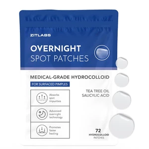 Pimple Patches for Face | Hydrocolloid Acne Patches with Tea Tree Oil & Salicyli - Picture 1 of 12