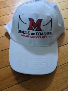 Mütze Kappe Miami University Ohio Cradle of Coaches Riemen hinten Redhawks Football - Bild 1 von 3