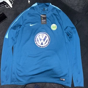 Nike Dri-Fit VfL Wolfsburg Fußball Men's Zip Jacket Jumper XL 2016 - Bild 1 von 8