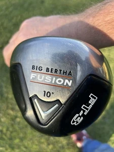 Callaway BIG BERTHA FUSION FT-3 10° Driver - ALDILA NVS 55-A 350 LH! Draw Weight - Picture 1 of 12