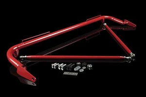 BRAUM Racing 48-51" Universal Racing Harness Bar Kit - Red Gloss - Each - Picture 1 of 5