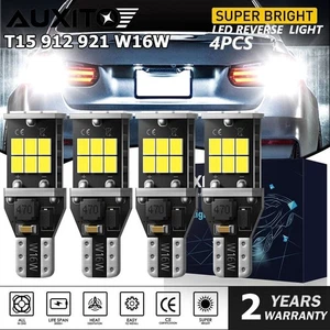921 912 2835 916 922 T15 LED Backup Reverse Lights Bulbs White 6500K Xenon White - Picture 1 of 13