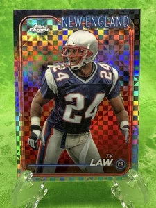Ty Law - X-Fractor - 2024 Topps Chrome Football #123 New England Patriots  - Picture 1 of 11