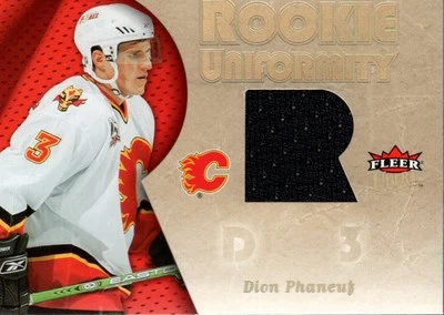 2005-06 Ultra Rookie Uniformity Jerseys #RUDP Dion Phaneuf Jersey - HKY - Image 1 of 2