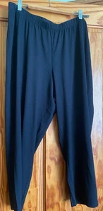 Sempre Piu German Designer Black Cropped Leggings Size 22/24 Brand New - Picture 1 of 2