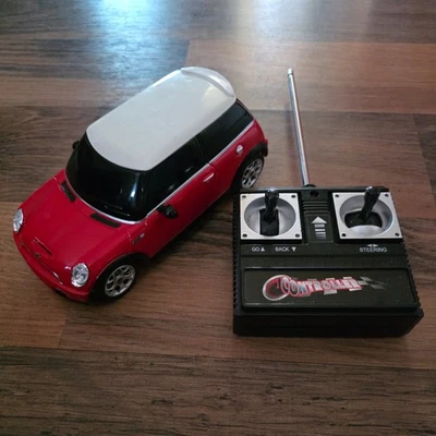 Mini Cooper S Rastar 1/24 Scale Model Car Red Remote Controlled Working Used - Image 1 of 4